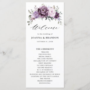 Programa Tonos de violeta morada agitada florece Boda morad