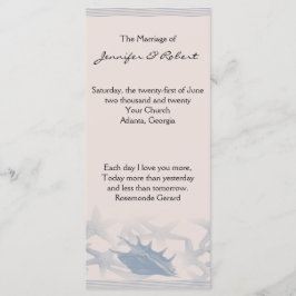 Programa Treasure by the Sea Wedding Program