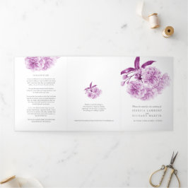 Programa Tri-Fold de color de la flor del cerezo p