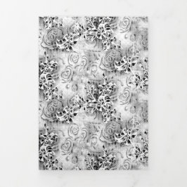 Programa triple de letra plegada