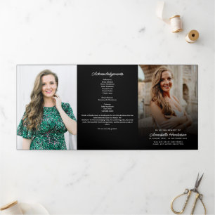 Programa triple de letra plegada