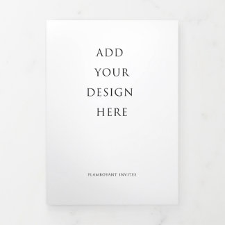 Programa triple de letras de Boda de 5"x7"