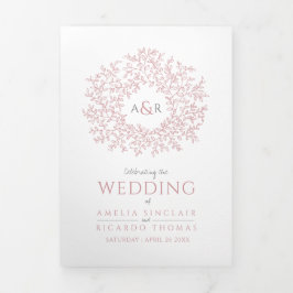 Programa Tríptico Boda de la dedicatoria a la historia de arte en mo