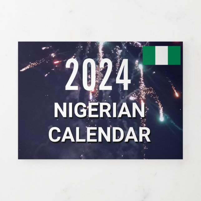 Programa Tríptico Calendario Nigeriano 2024 (Foto de portada)