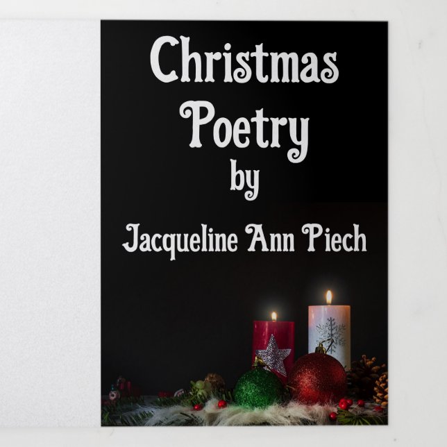 Programa Tríptico Christmas Poetry Trifold Pamphlet  (Foto de portada)