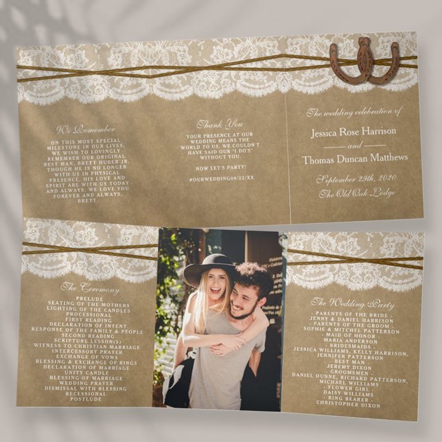 Programa Tríptico Colección Kraft, Lace & Horseshoe (Subido por el creador)