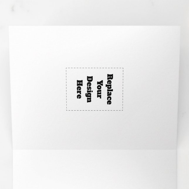 Programa Tríptico Create Your Own white  (Interior primer panel)