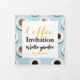 Programa Tríptico Descanso para tomar café.