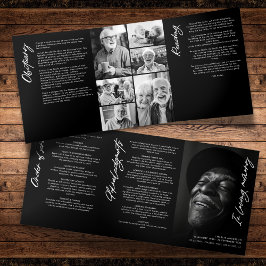 Programa Tríptico En el recuerdo amoroso del memorial moderno 7-Coll