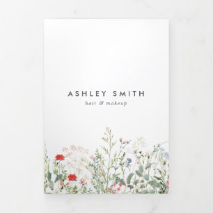 Programa Tríptico Folleto de Wildflower Meadow