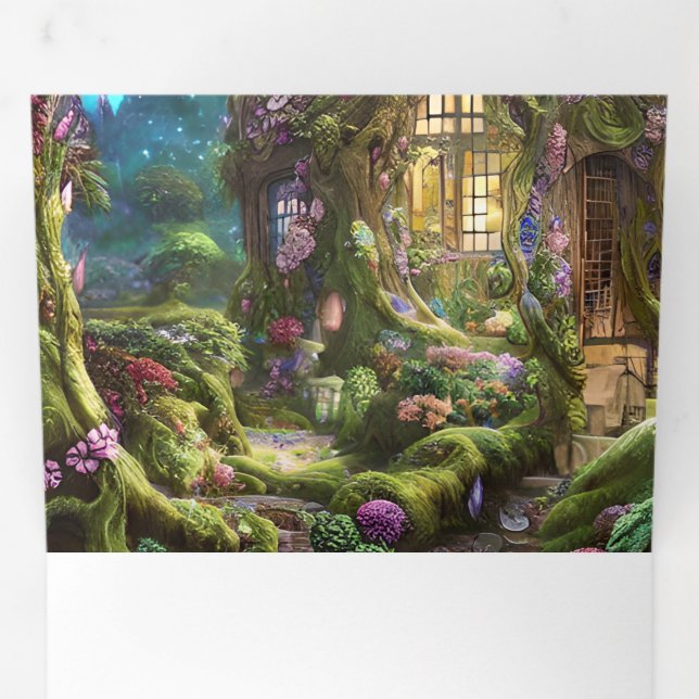Programa Tríptico Gráfico forestal de las islas Fairyland (Interior primer panel)