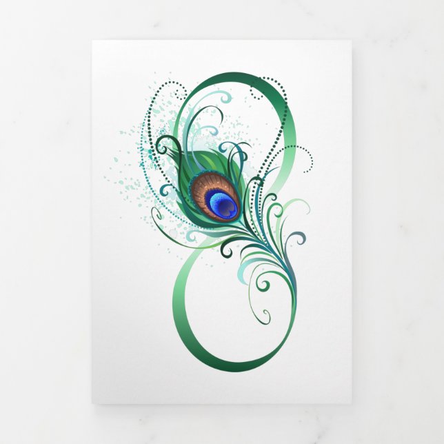 Programa Tríptico Infinity Symbol with Peacock Feather (Foto de portada)