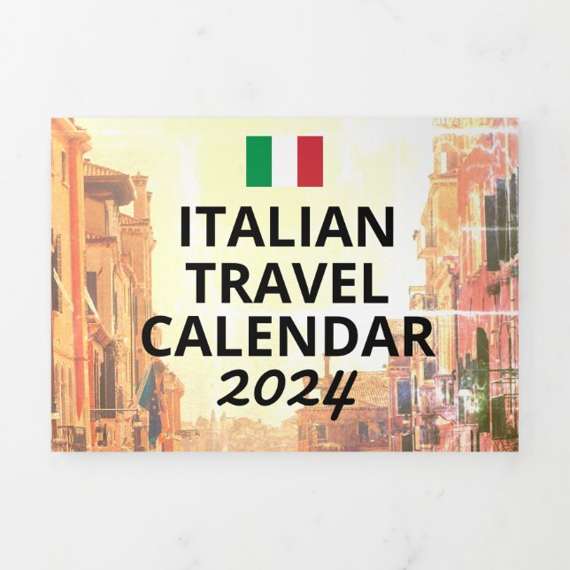 Programa Tríptico Italia: Calendario de viajes 2024, visitante digit (Foto de portada)