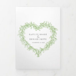 Programa Tríptico Matrimonio botánico de la mistletona verde de invi