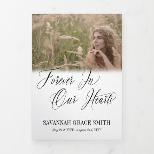 Programa Tríptico Para Siempre En Nuestro Corazón Fotos Funeral