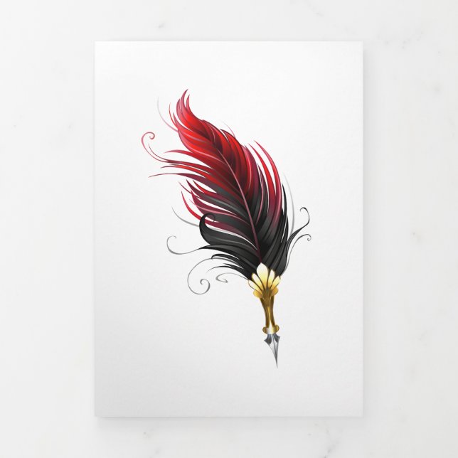 Programa Tríptico Pluma de plumas rojas con nido de oro (Foto de portada)