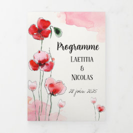 Programa Tríptico Programme "Coquelicots"