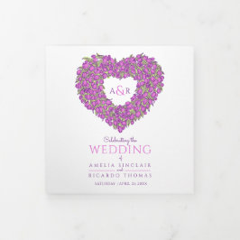 Programa Tríptico Tulipanes morados historia de arte cardíaco boda d