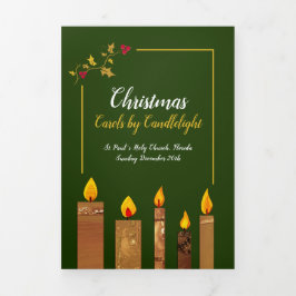 Programa Tríptico villancicos de navidad con cánticos de velas