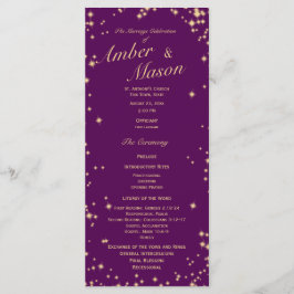 Programa Twinkle Stars Purple and Gold Sparkle