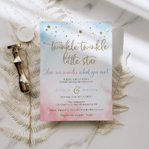 Programa Twinkle Twinkle Revelación de género invita a tarj