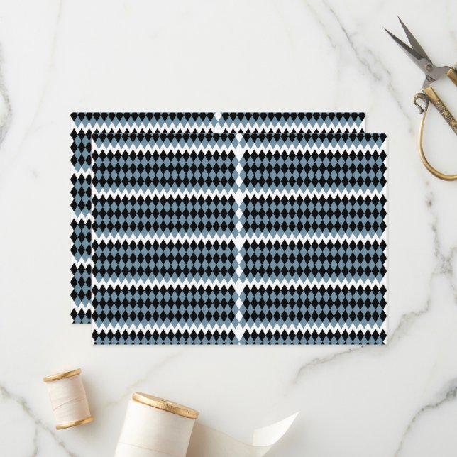 Programa un patrón a cuadros negros y blancos con una b bla (Anverso/Reverso In Situ)