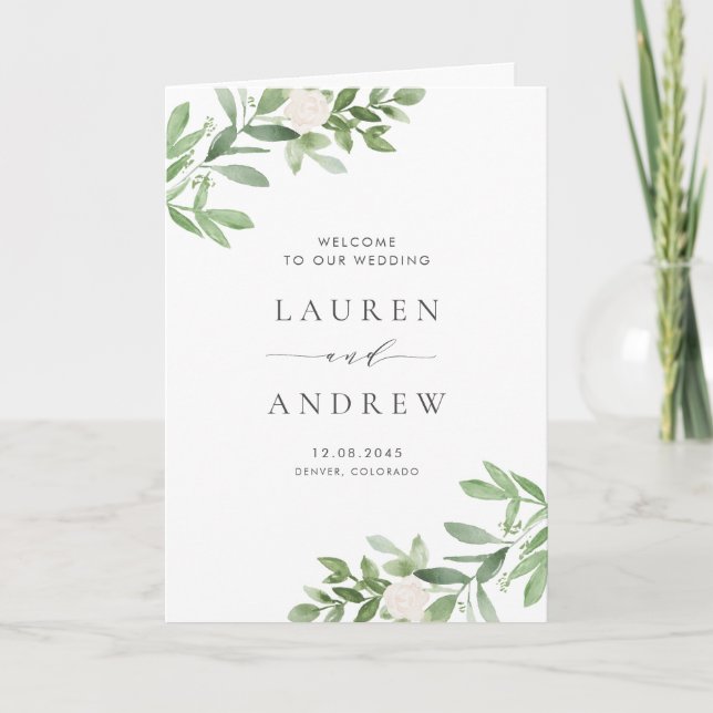 Programa Vegetación acuática y Boda de flores blancas (Anverso)