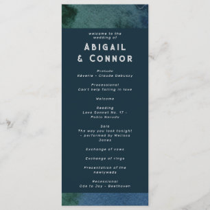 Programa Verde azulado azul Minimalista moderno