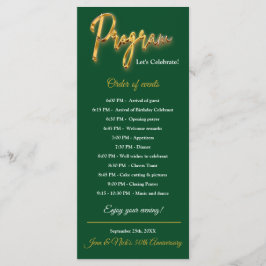 Programa Verde y Dorado Diseño Minimalista Tex 3d 