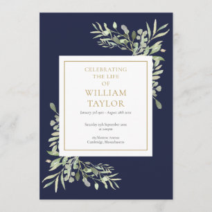 Programa Verdor Foliage Funeral Orden De Servicio