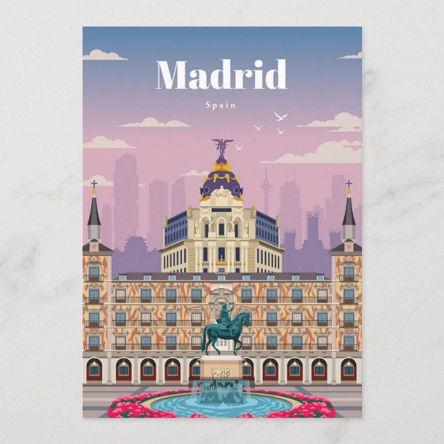 Programa Viaje De Arte Viajero A Madrid España (Anverso)