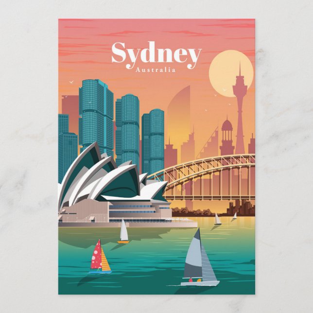 Programa Viajes De Arte De Viaje A Sydney Australia (Anverso)