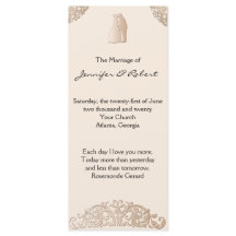 Programa Victoriano de Boda de Filigree en Oro