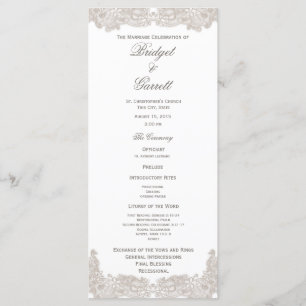 Programa Victoriano de Bodas Florales