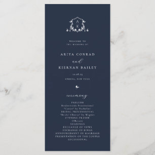 Programa Viñetas sin tiempo Monograma Escudo Marina Azul