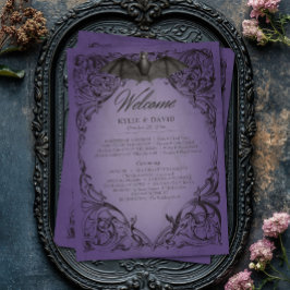 Programa Vintage Bat Hasta La Muerte Boda Púrpura
