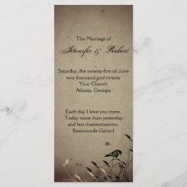 Programa Vintage de Boda en Casa Gótica