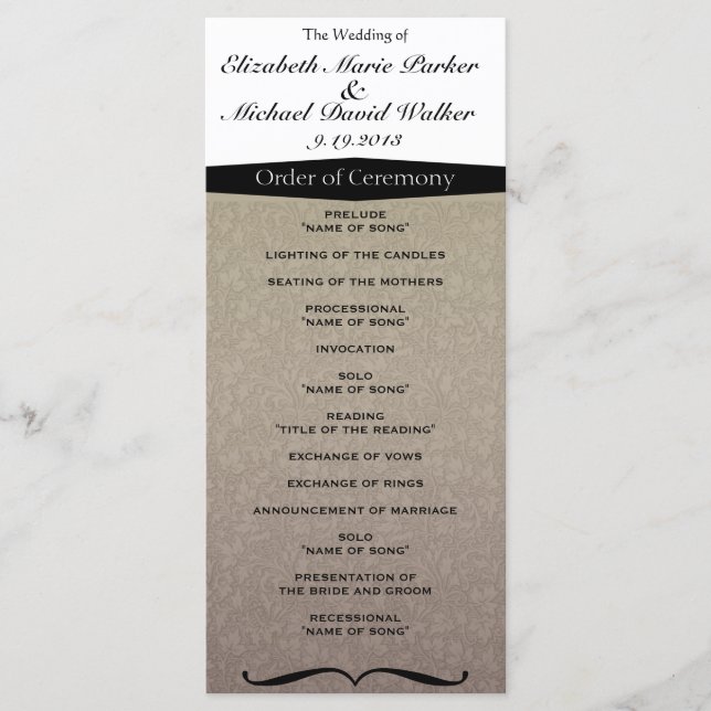 Programa Vintage Elegant Classy Damask (Anverso)