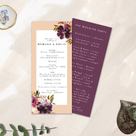 Programa Violet Meadows floral otoño moderno