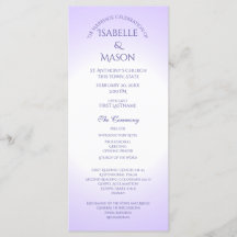 Programa Violet Purple Wedding