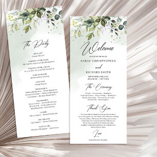 Programa Watercolor Greenery follage boho boda
