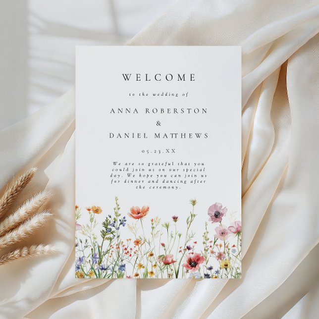 Programa Wildflower Wedding Program (Subido por el creador)