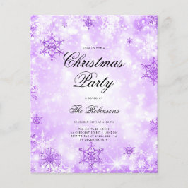 Programa y menú Invitado de invierno morado Wonder