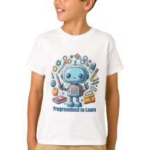 Programado para aprender - camiseta robótica