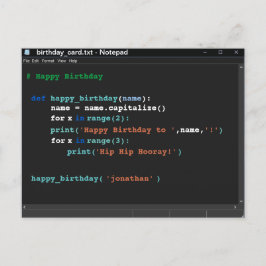 Programador de Bloc de notas en modo oscuro de cum
