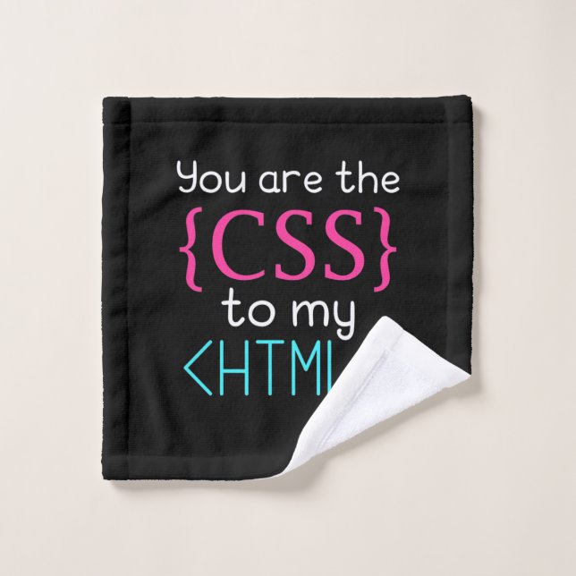 Programador Usted Es El Css A Mi Html (Toallita)