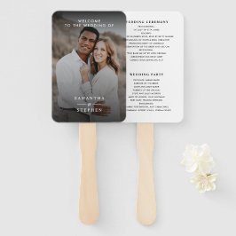 Programas de Abanicos de Mano para Bodas con Fotos