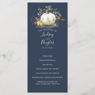 Programas de Boda de Bodas Blancas y de Oro