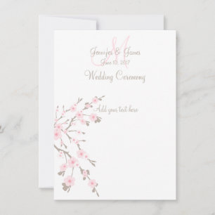 Programas de Boda de cerezo en flor