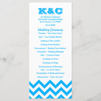 Programas de Boda de Chevron